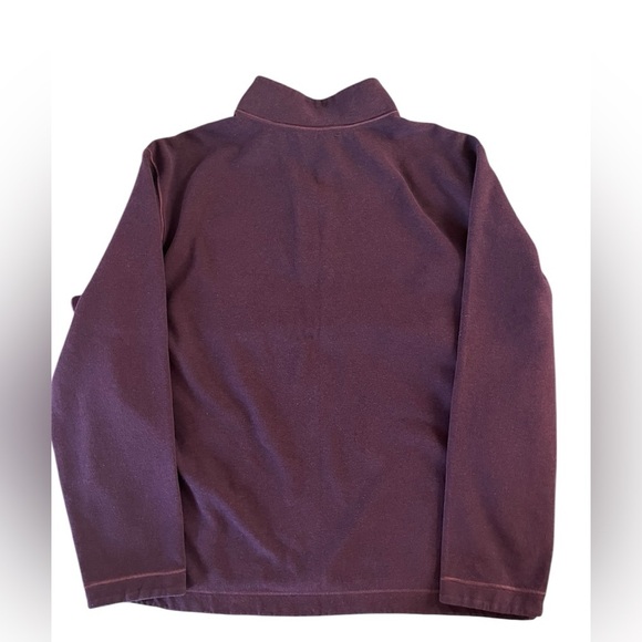 Johnston & Murphy Reversible Quarter Zip Pullover in Wine Color Size XL - Picture 4 of 10
